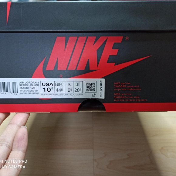 SOLD!!! Jordan 1 High Light Smoke Grey!!! SOLD - Picture 5 of 5